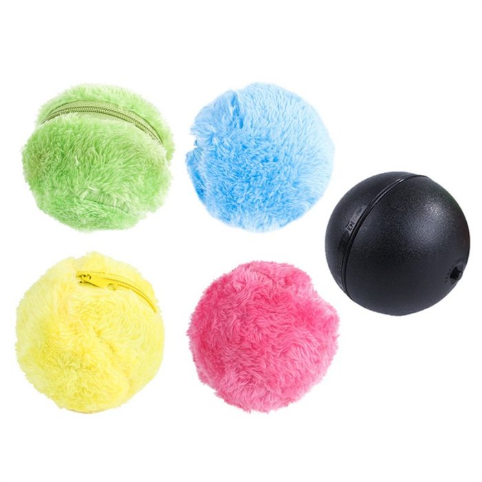 Interactive Electric Plush Toy Ball for Dogs & Cats - Image 2