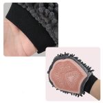 2-in-1 Pet Bathing & Grooming Glove with Silicone Brush and Microfiber Drying - Image 6