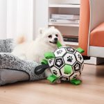 Interactive Dog Football Toy - Inflatable Ball with Tabs - Image 3