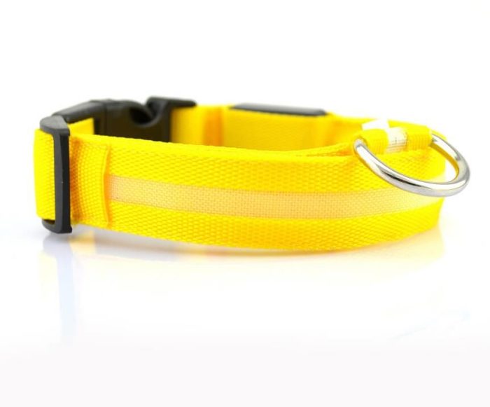 LED Luminous Pet Collar - Adjustable Night Safety Glow Collar - Image 5