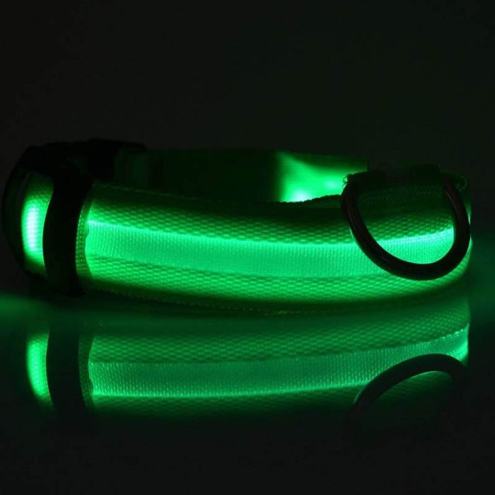 LED Luminous Pet Collar - Adjustable Night Safety Glow Collar - Image 2