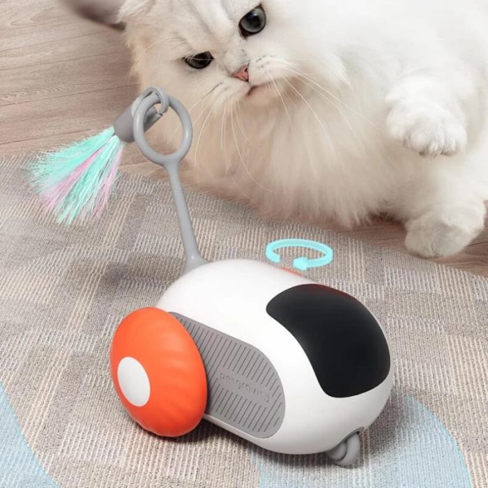 Interactive Remote Control Smart Cat Car Toy - Automatic Chasing Toy - Image 2